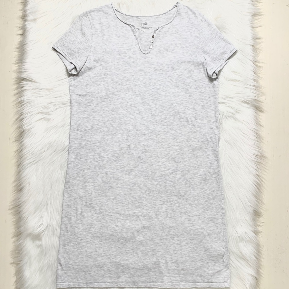 SOLD-J. Jill Heather Short Sleeve T-shirt Dress - Picture 6 of 8